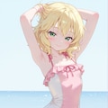 ワンピース水着の桃華ちゃま 4枚目