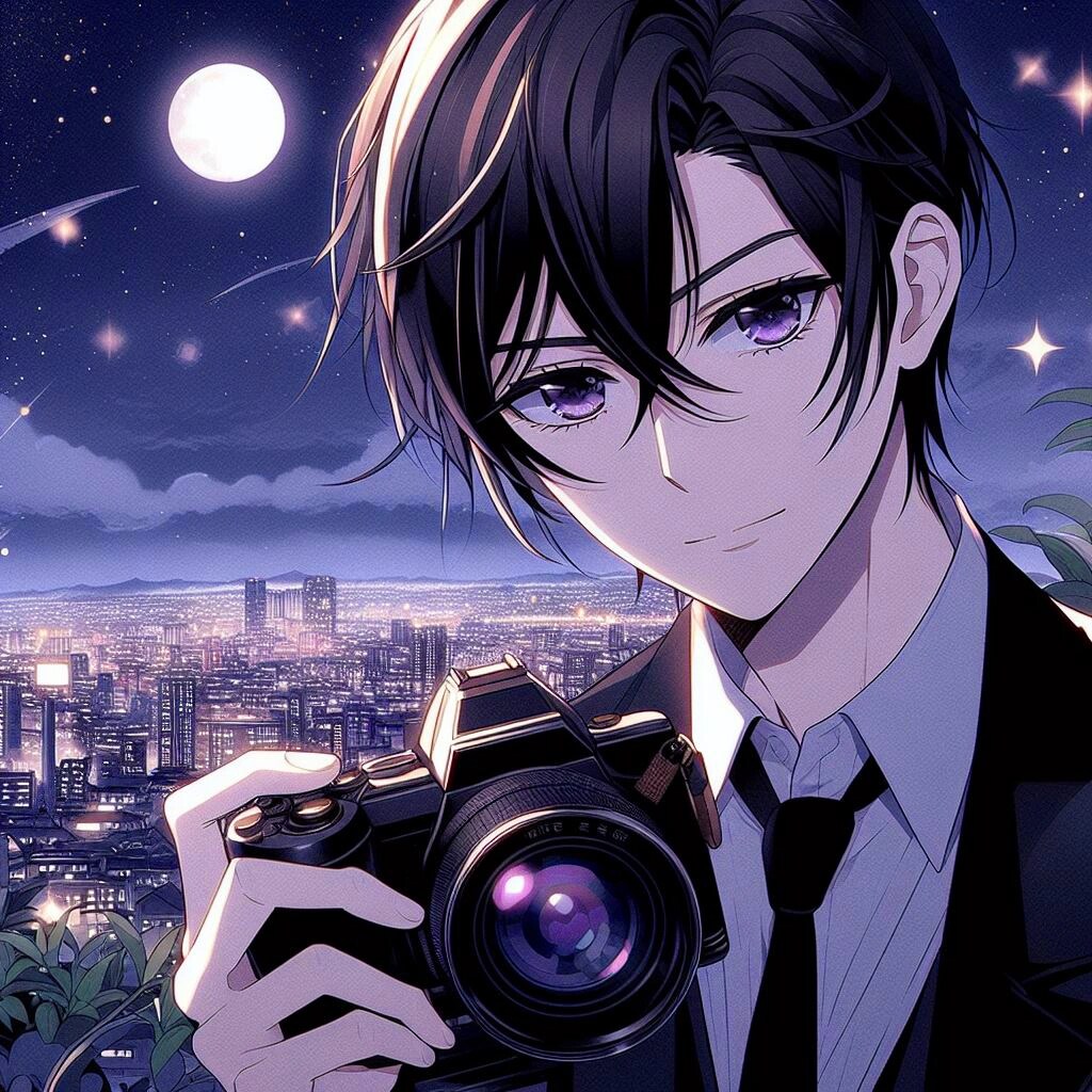 カメラと黒髪短髪男性★その3(12枚)