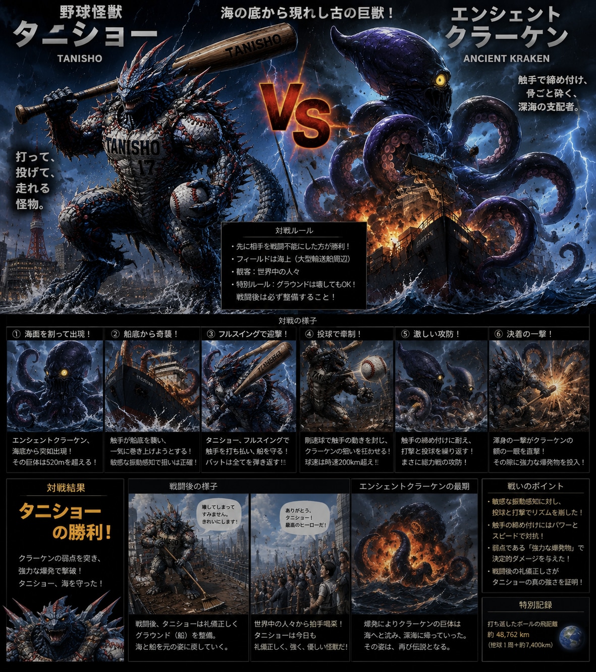 エンシェントクラーケン VS タニショー