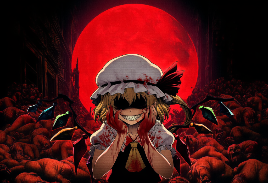 V4,5 東方　フランドール・スカーレット　フランちゃんうふふ（狂気版）