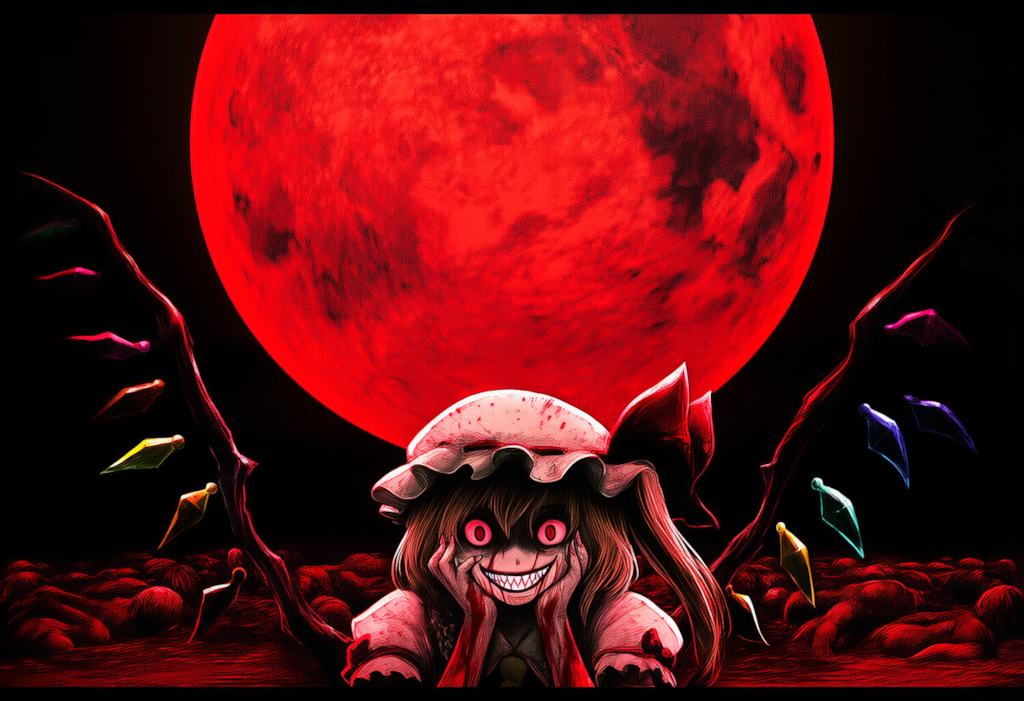 V4,5 東方　フランドール・スカーレット　フランちゃんうふふ（狂気版）