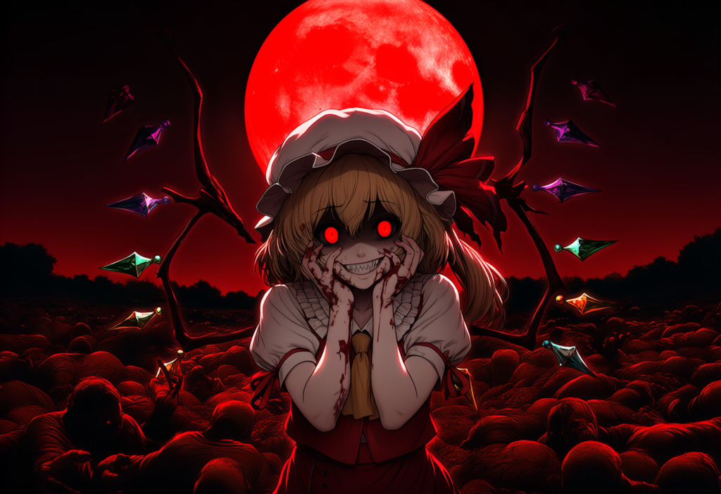 V4,5 東方　フランドール・スカーレット　フランちゃんうふふ（狂気版）