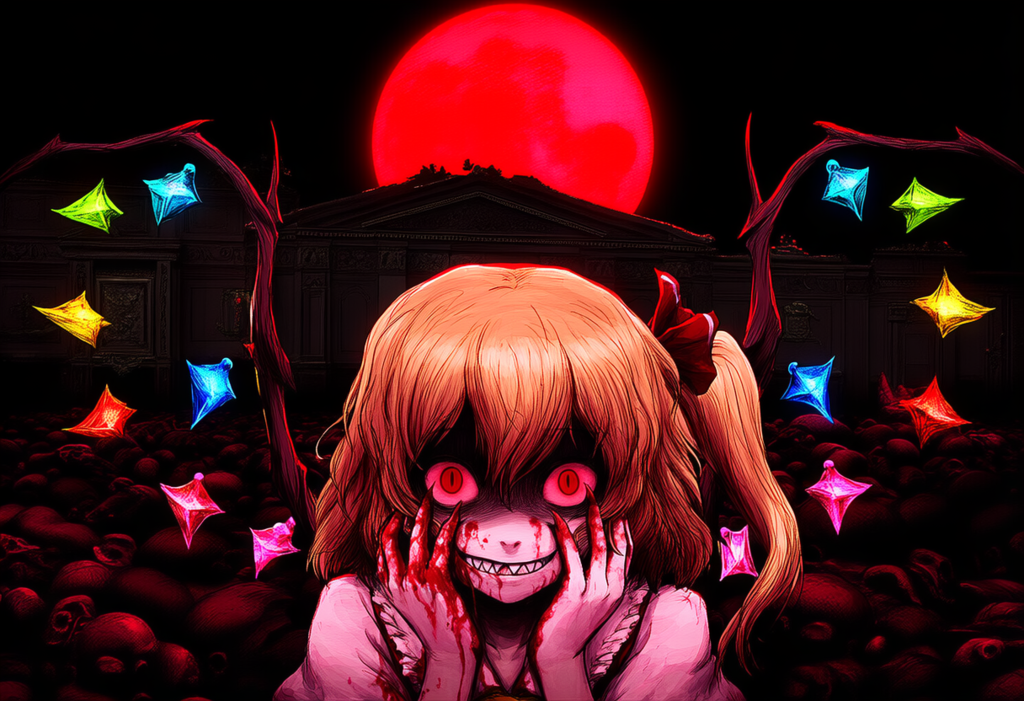 V4,5 東方　フランドール・スカーレット　フランちゃんうふふ（狂気版）