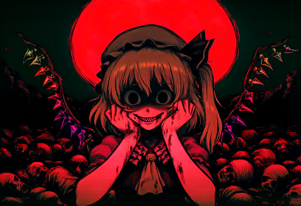 V4,5 東方　フランドール・スカーレット　フランちゃんうふふ（狂気版）