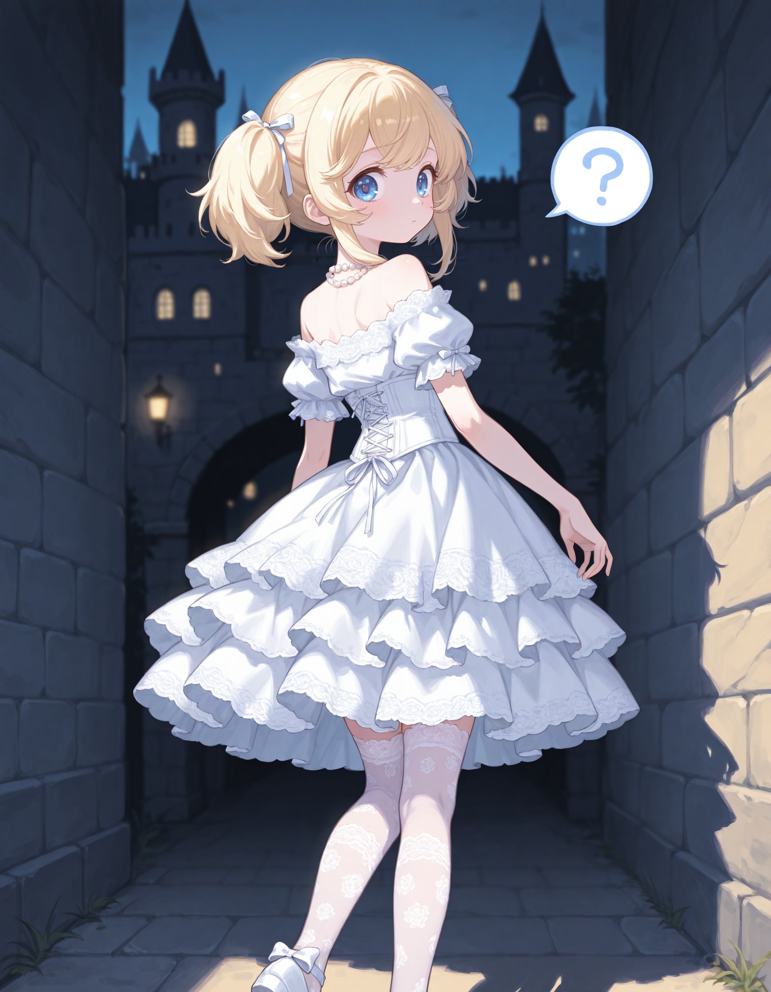 漏れそうなドレスの男の娘3