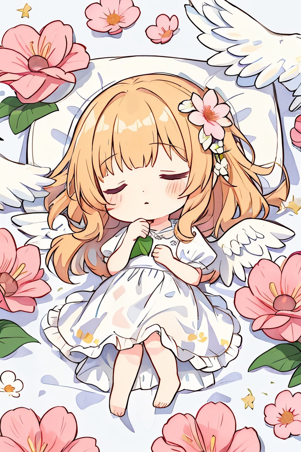 天使ちゃんおやすみなさい | の人気AIイラスト・グラビア