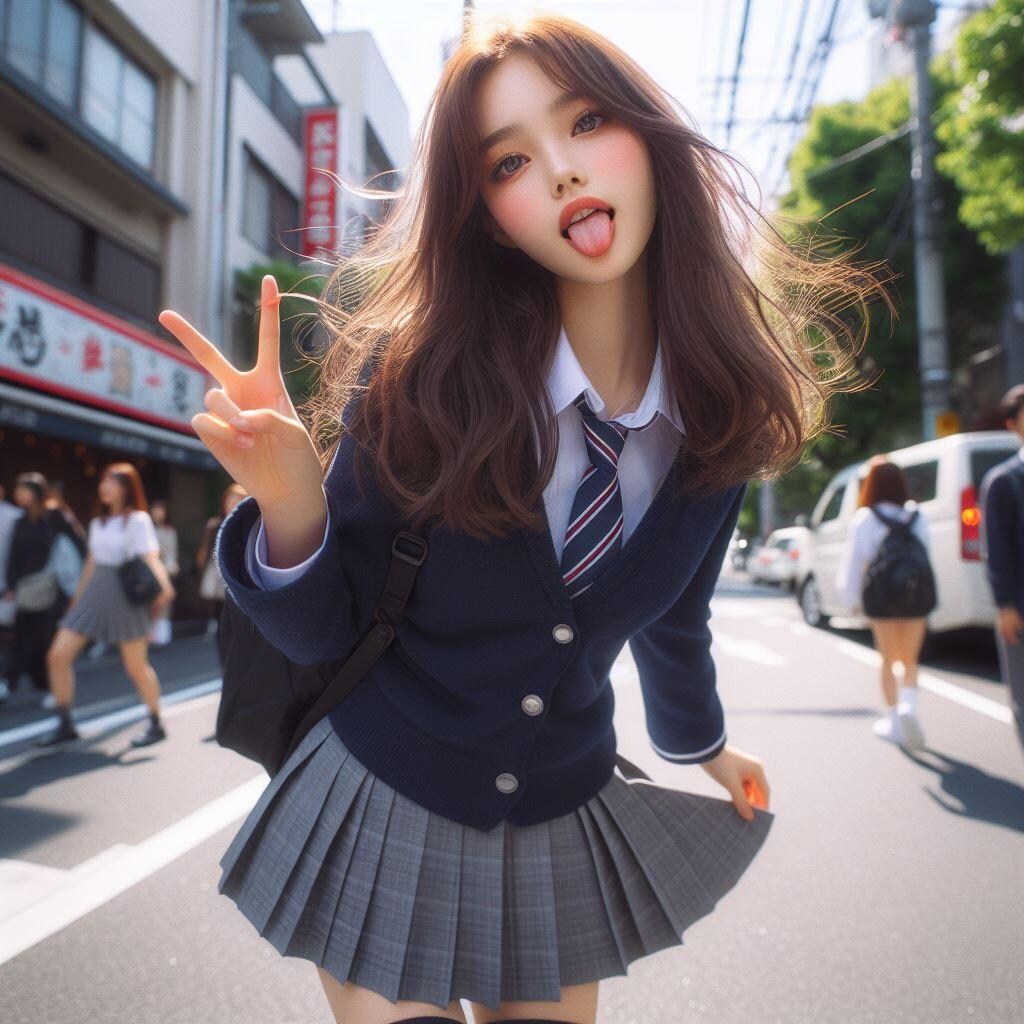 舌出しスナップ