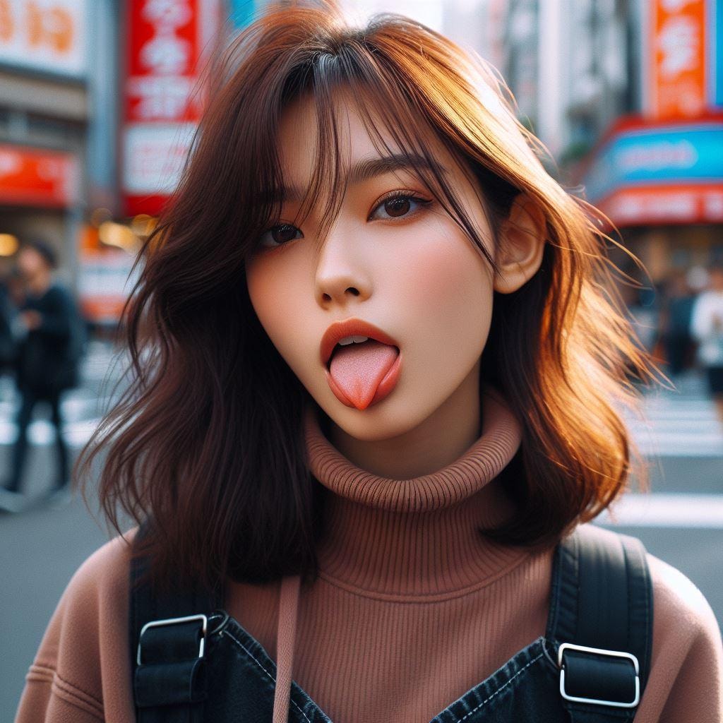 舌出しスナップ