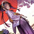 天気雨の紫陽花 3枚目