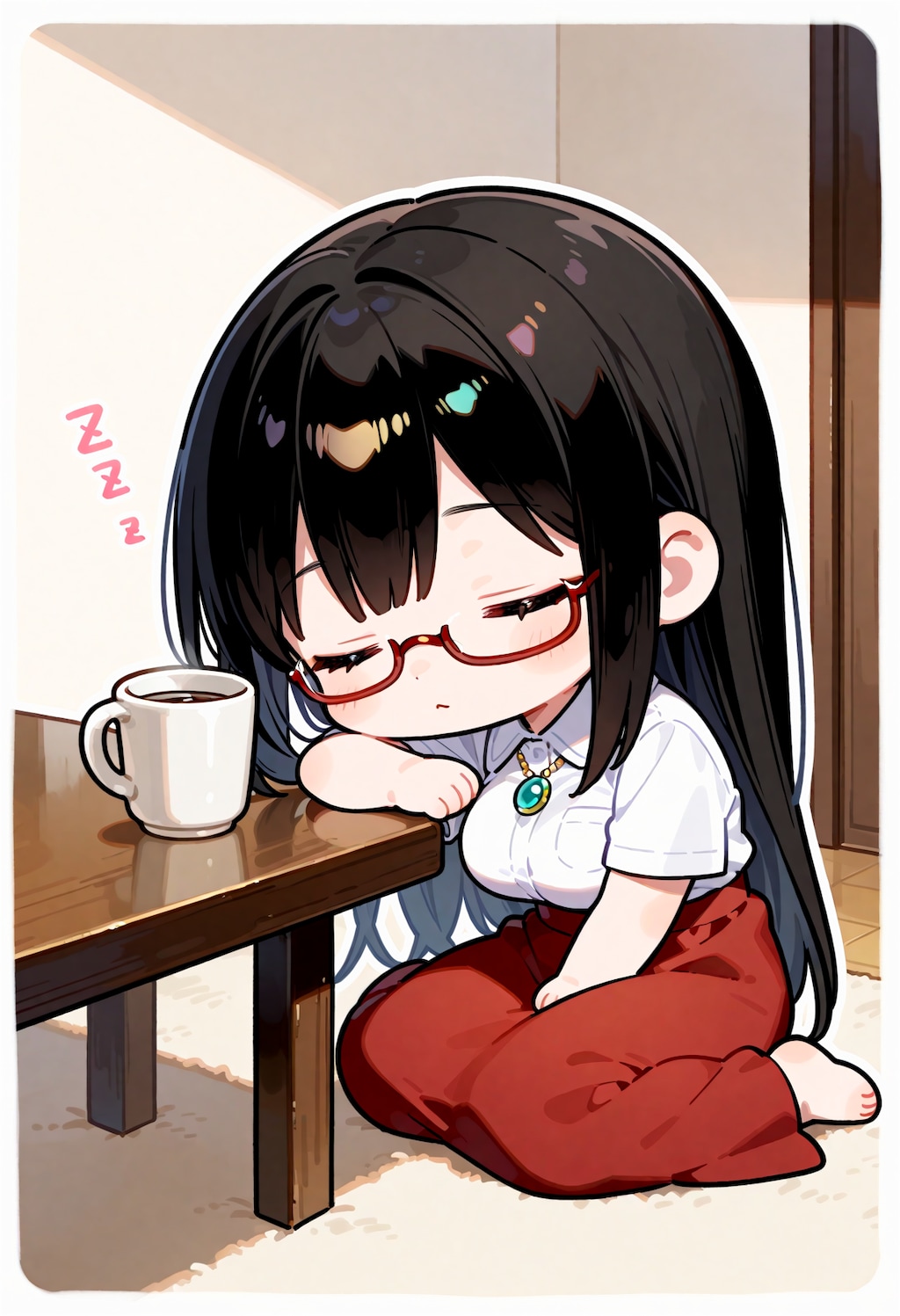 おねむなちっちゃいさん。