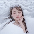 雪に埋もれるいいGirl 10枚目