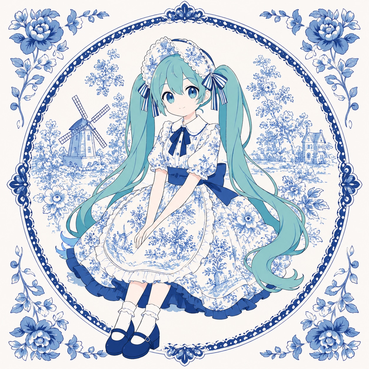 トワル柄ミク