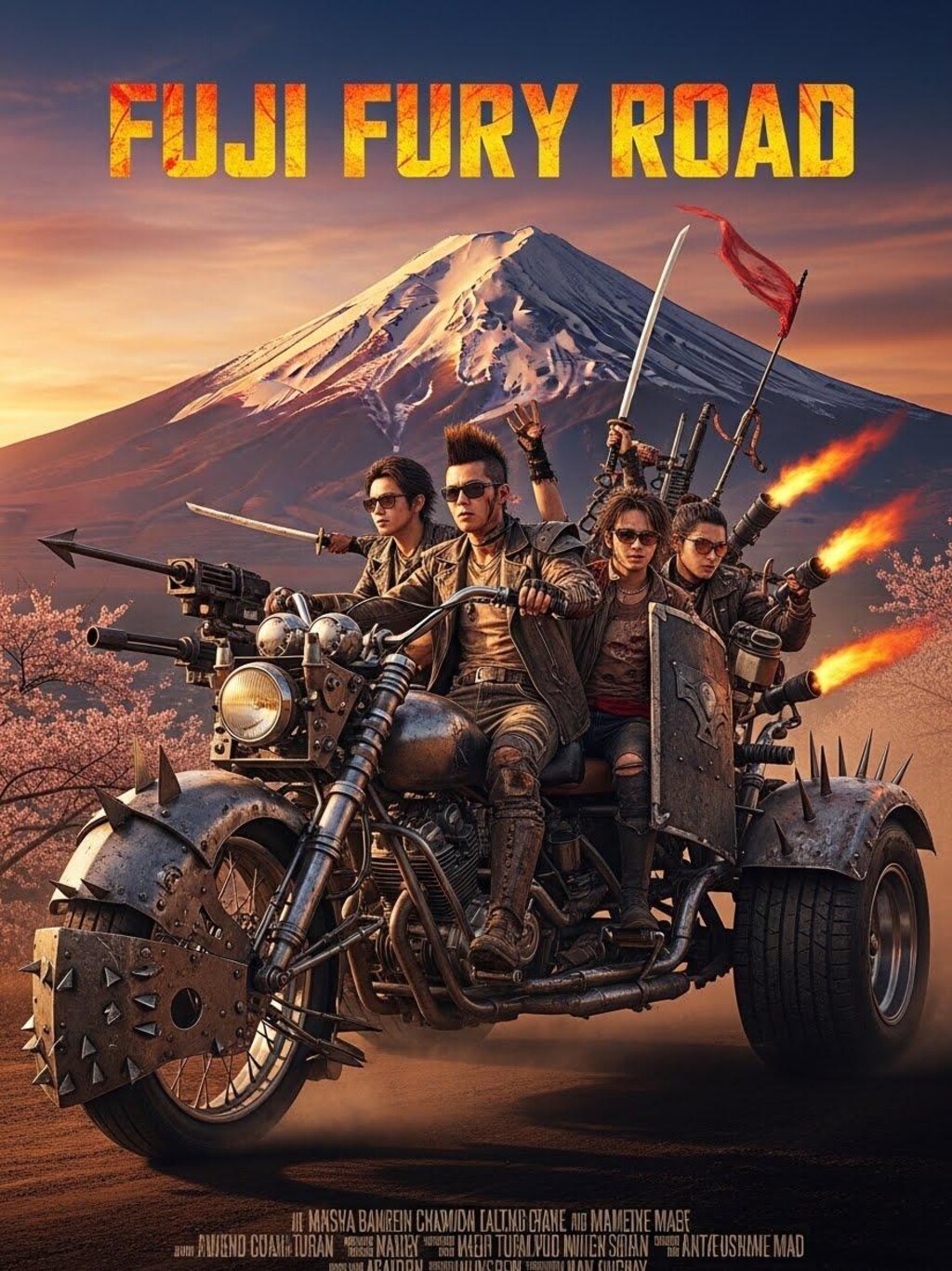 初日の出暴走フィクション映画