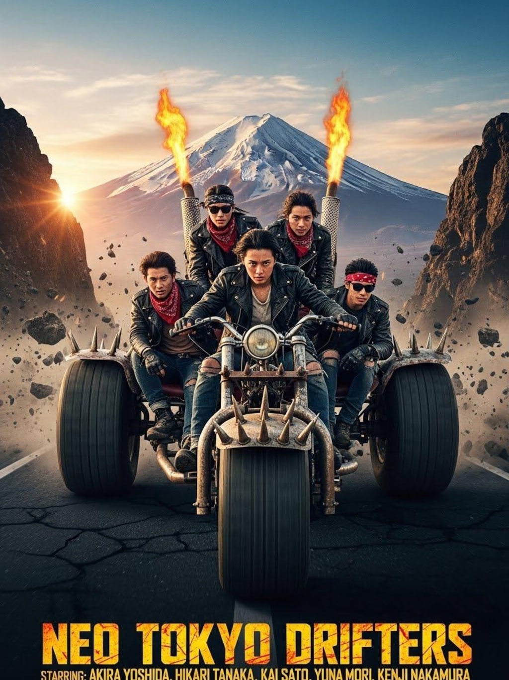 初日の出暴走フィクション映画