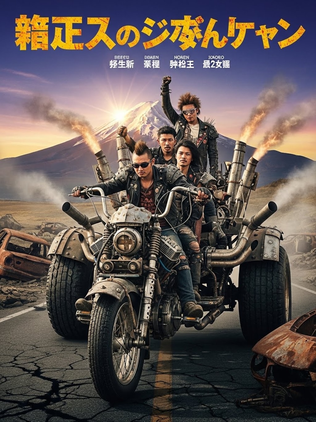 初日の出暴走フィクション映画