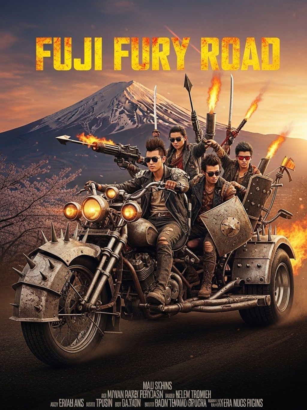 初日の出暴走フィクション映画