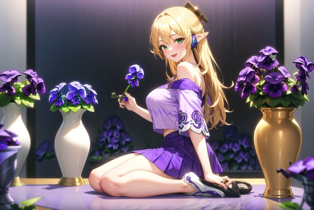 菫とエルフの若奥様