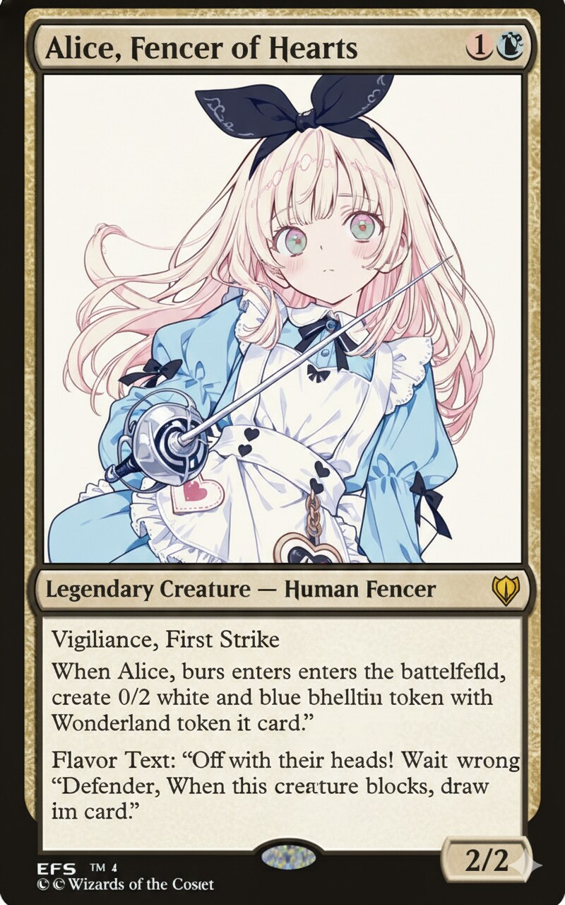 ハートの剣士、アリス