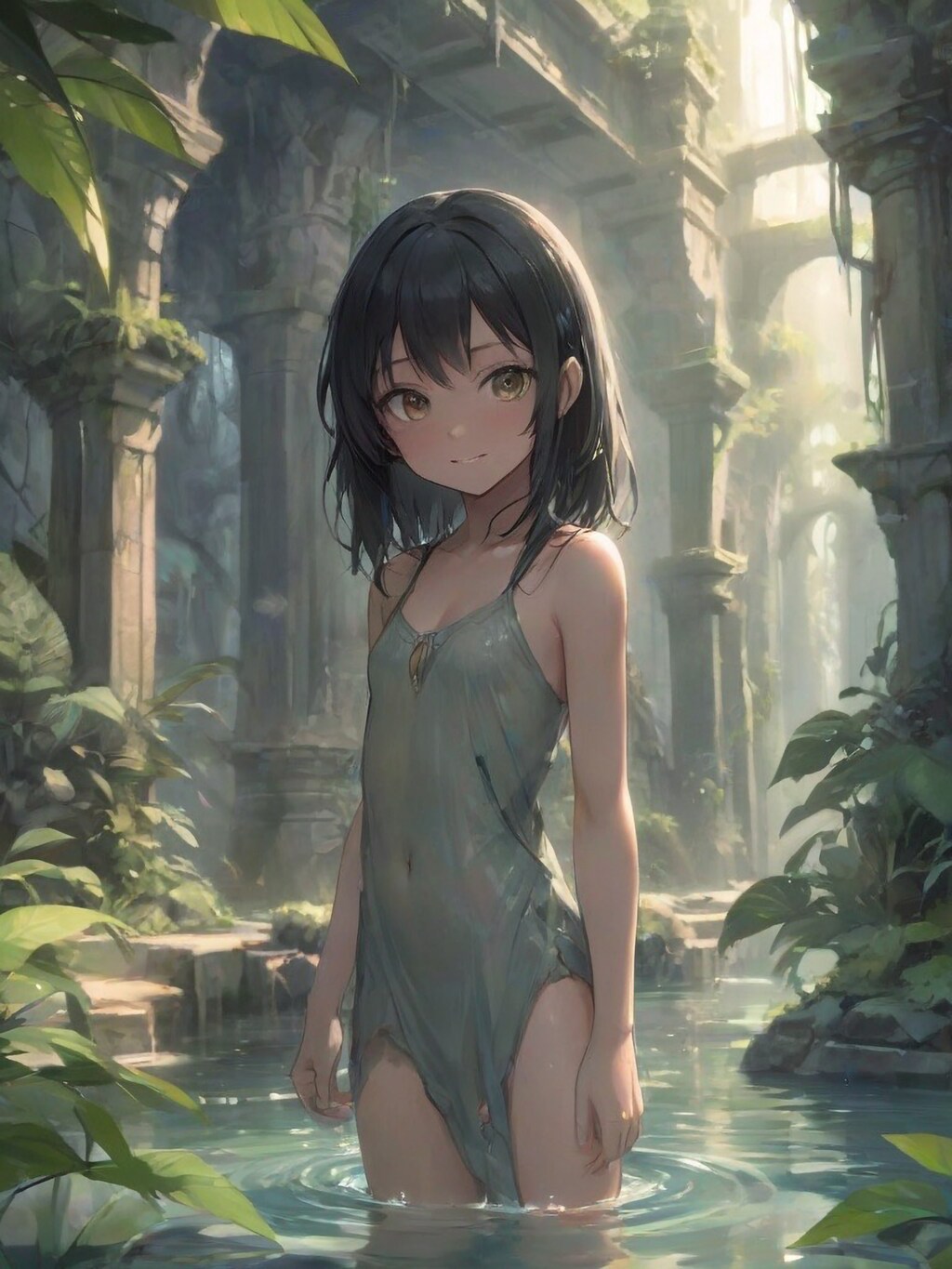 地底世界ペルサイデル11層の少女