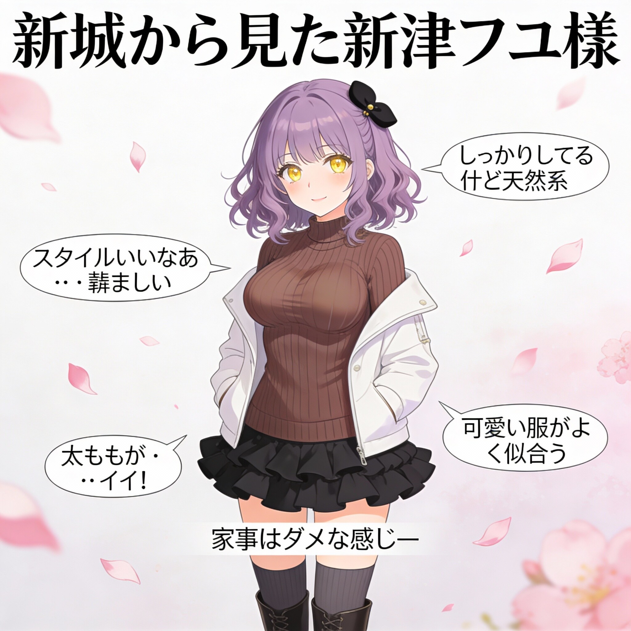 新城から見た新津フユ様