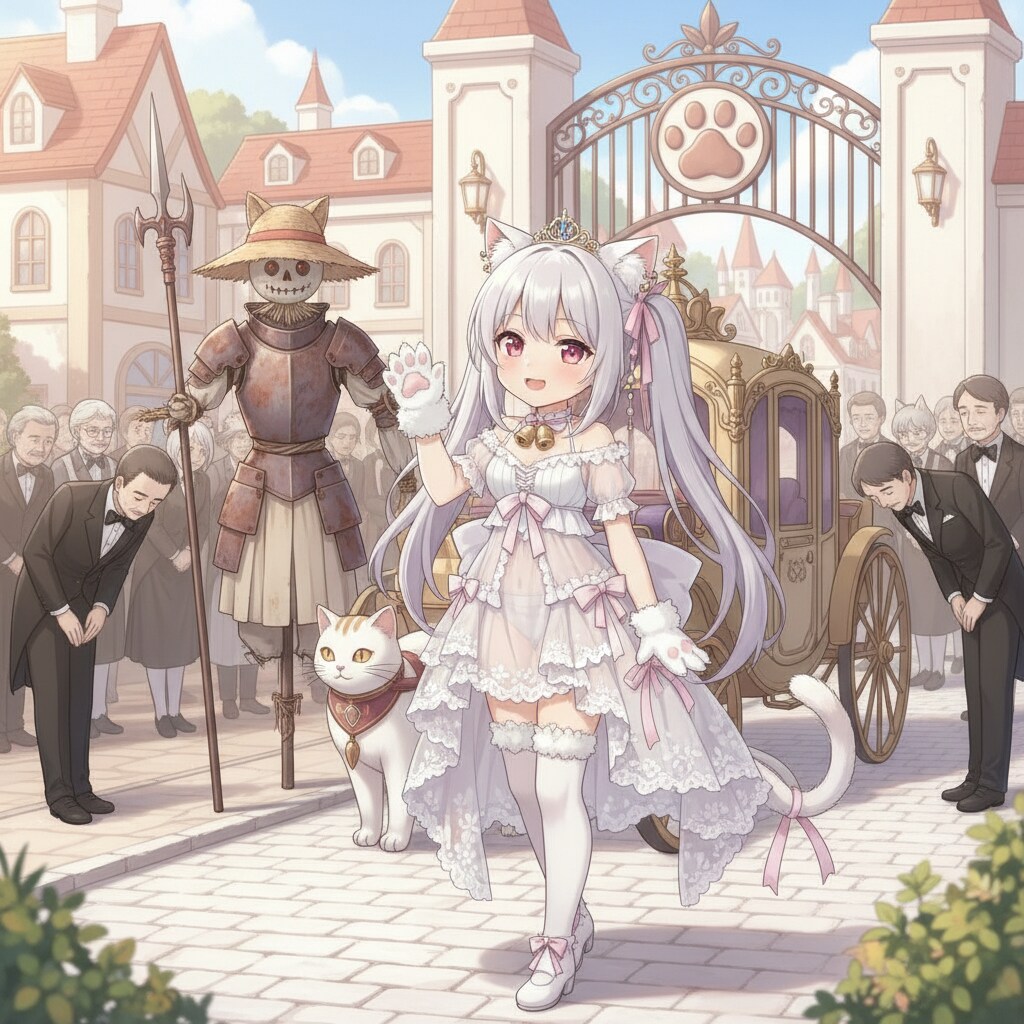 銀ツイにゃん。猫姫
