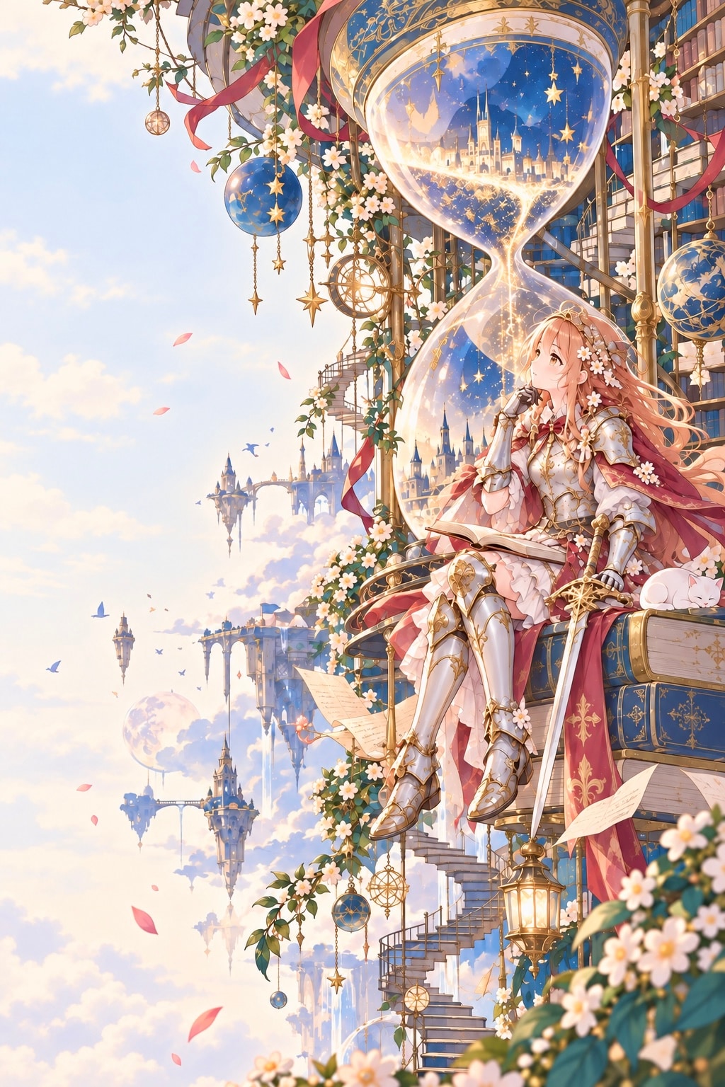 時を守る騎士は、今日も本を読む | の人気AIイラスト・グラビア