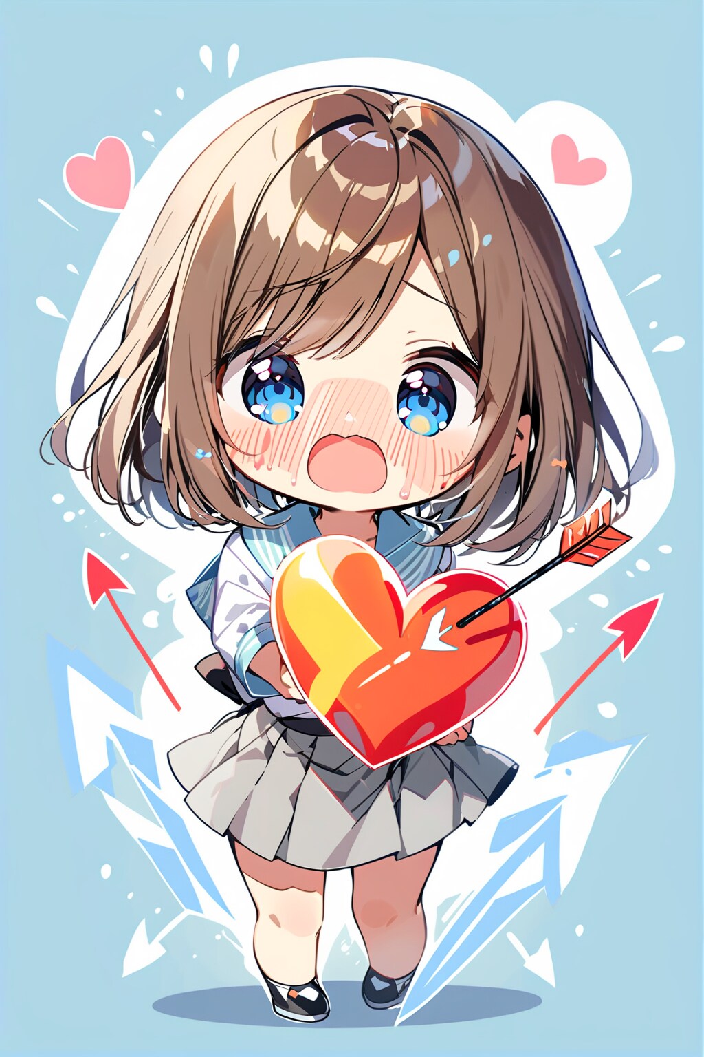 ハートを・・・ | の人気AIイラスト・グラビア