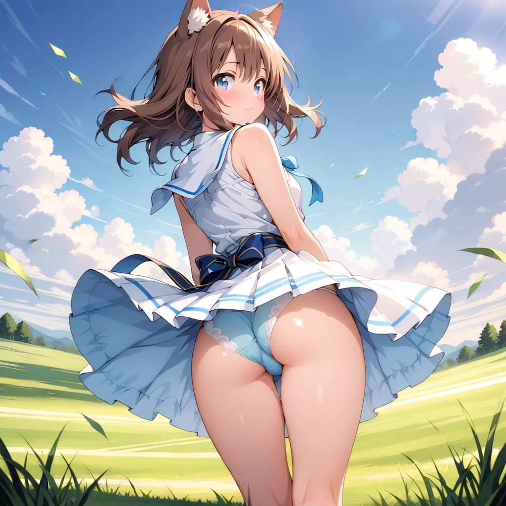 犬耳っ娘とワンピース！