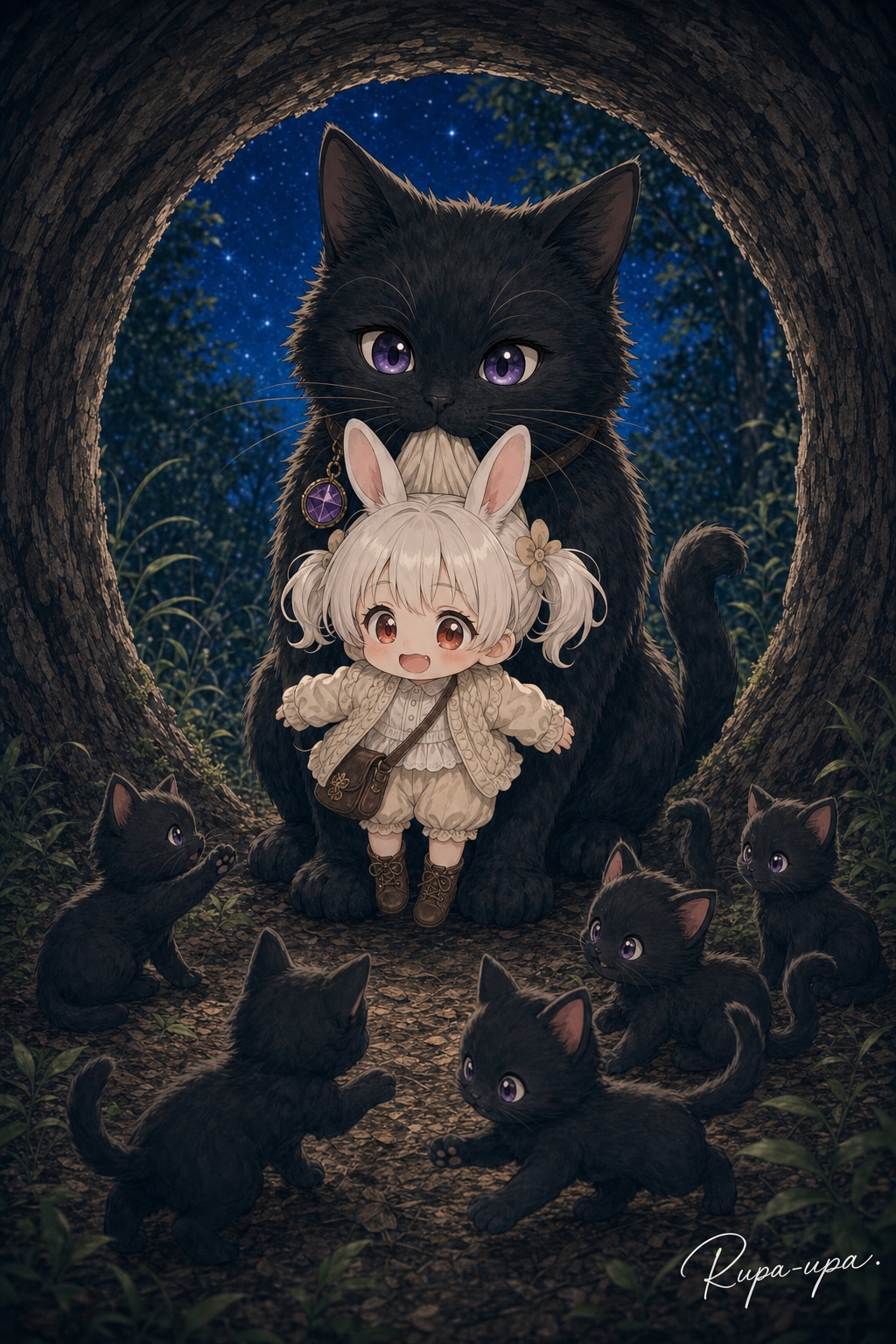 🐰うさぴょんの冒険【第2話】～呑気なうさぴょん～