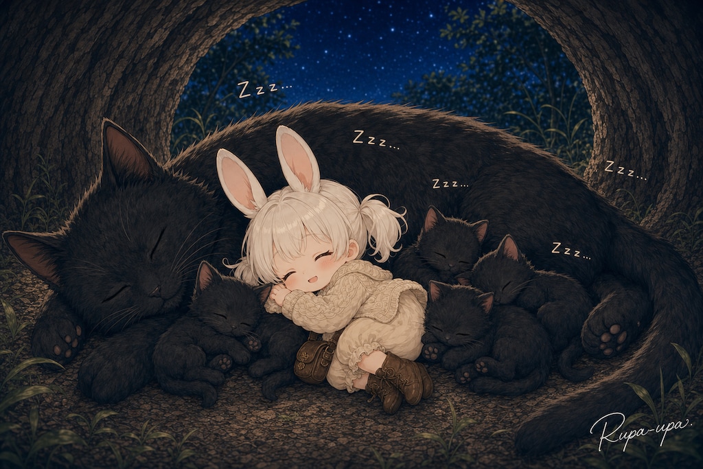🐰うさぴょんの冒険【第2話】～呑気なうさぴょん～