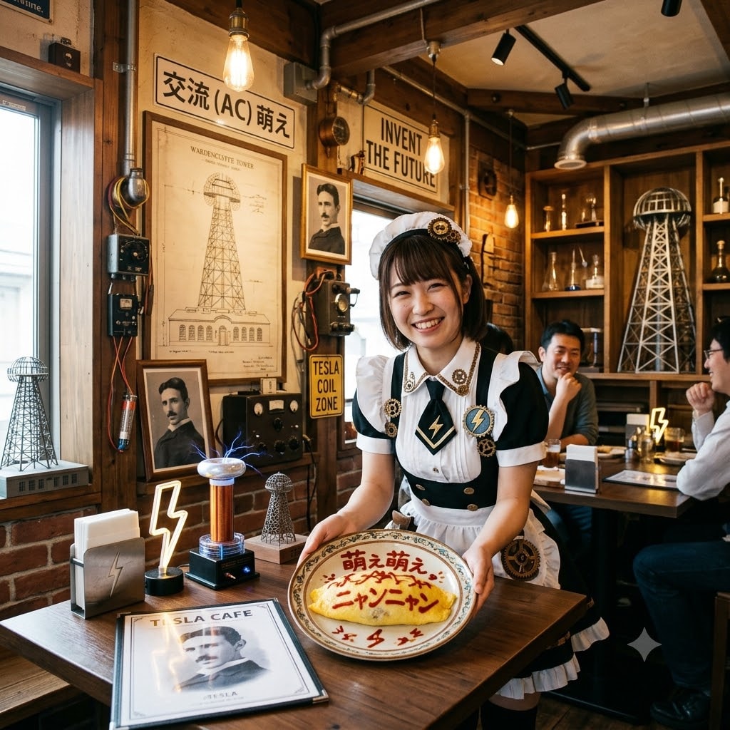 ニコラ・テスラ風メイド喫茶