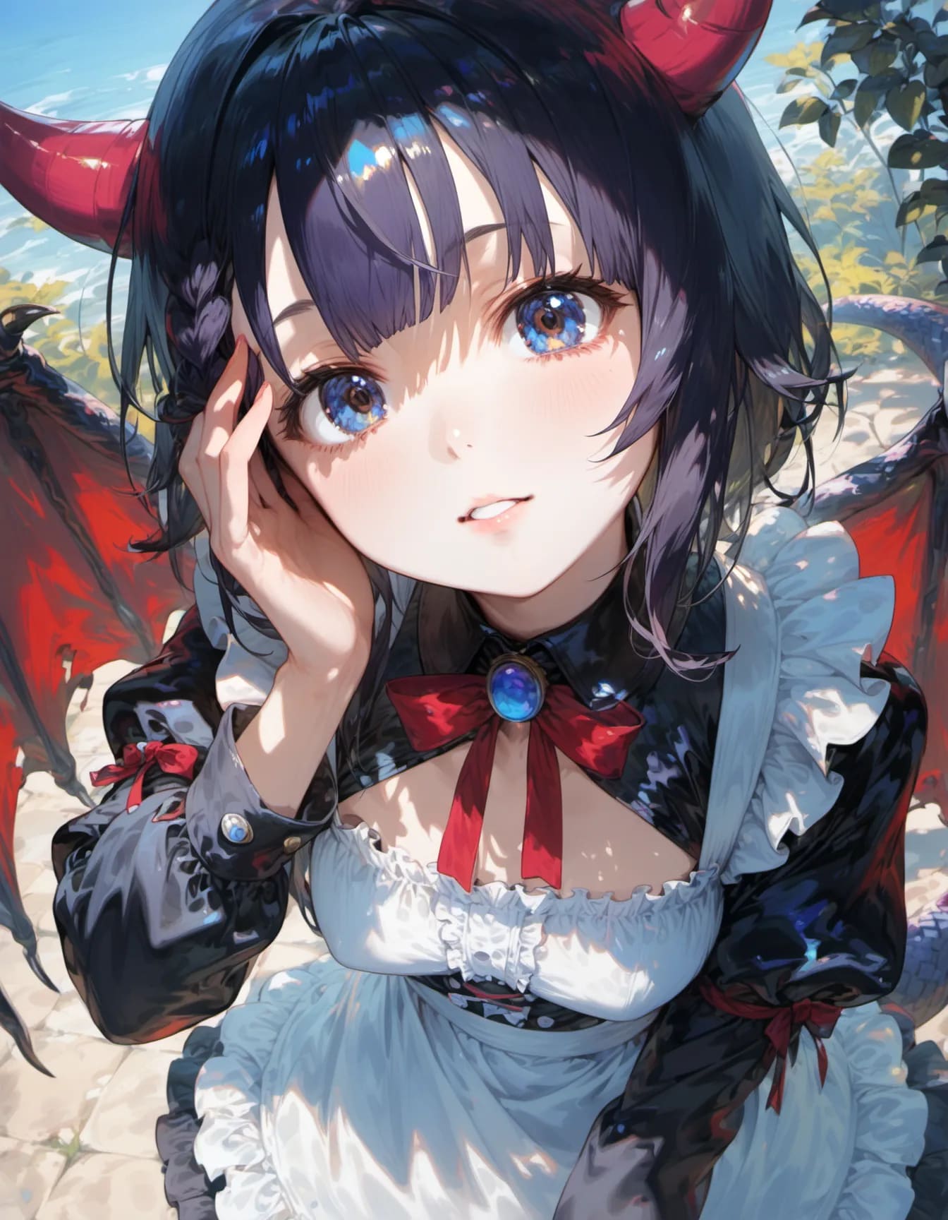 A Smile with Sharp Edges | の人気AIイラスト・グラビア