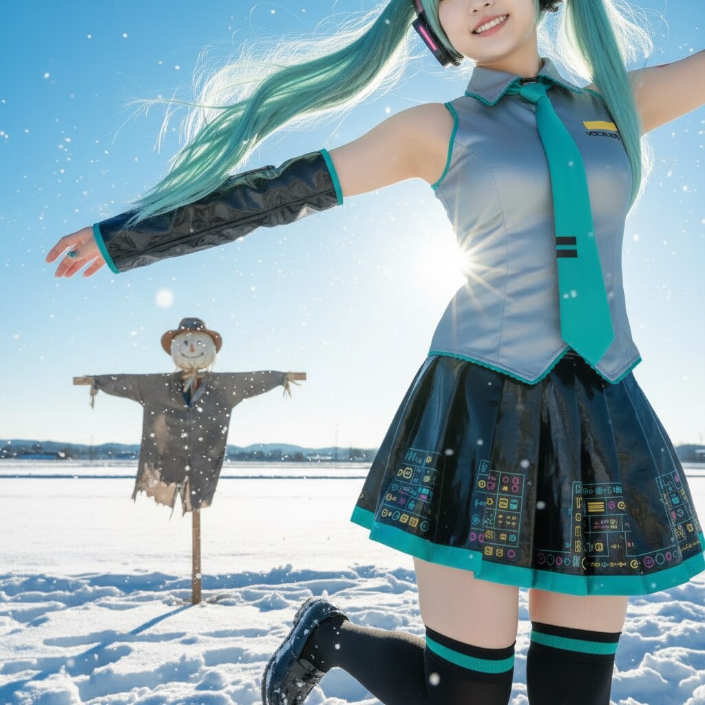 みどツイさん。案山子