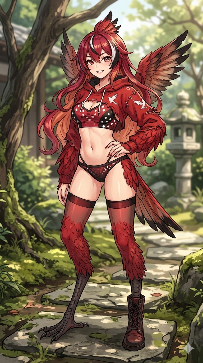 ベニスズメ擬人化(最高のバグ)