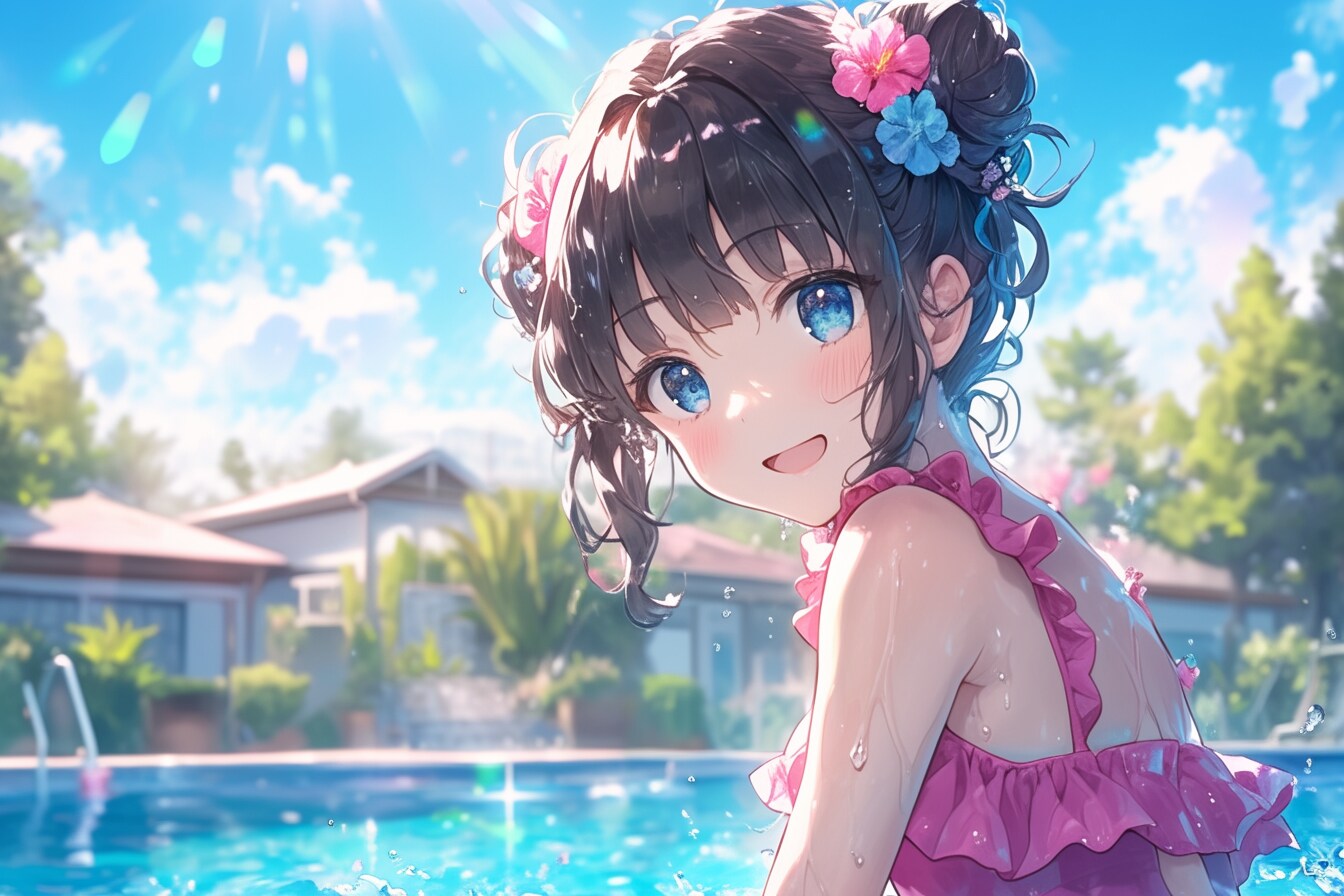 おだんごちゃん🍡✨の夏09 | の人気AIイラスト・グラビア