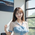 夏服のOL香織 4枚目