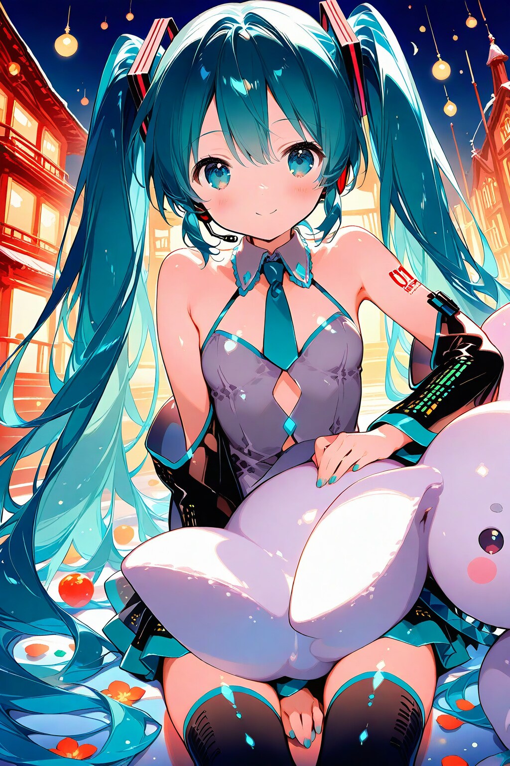 絶対領域 | の人気AIイラスト・グラビア