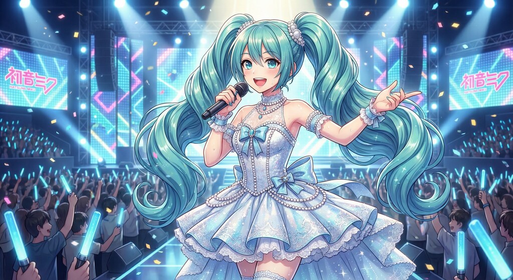 ミクさん ライブ🎶