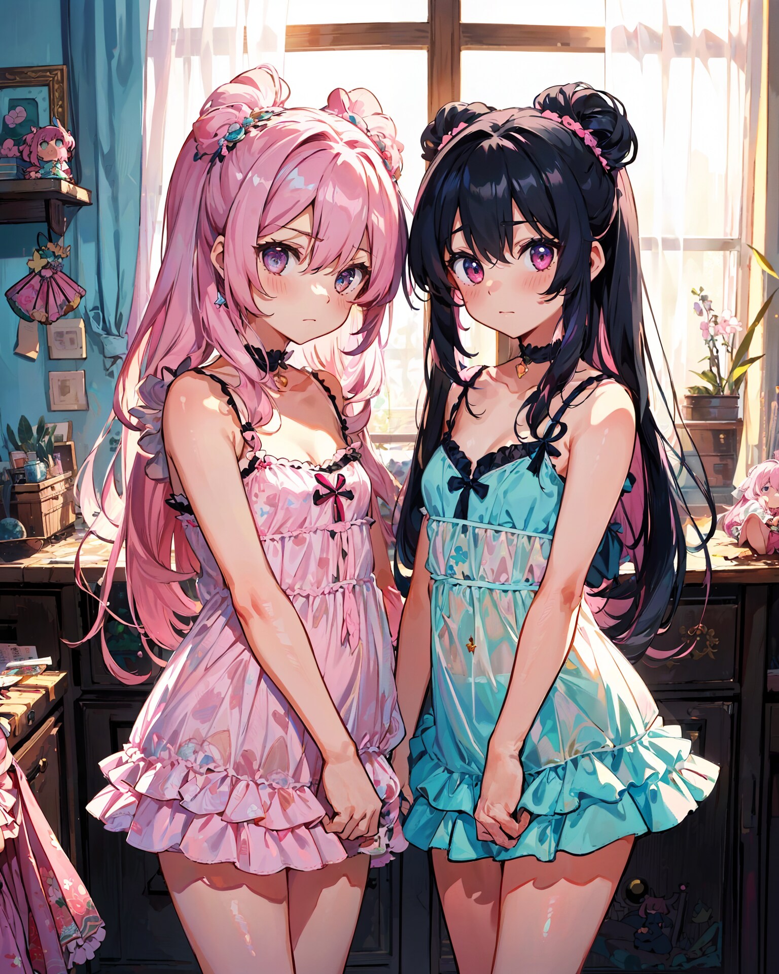 💕おそろいベビードール💕