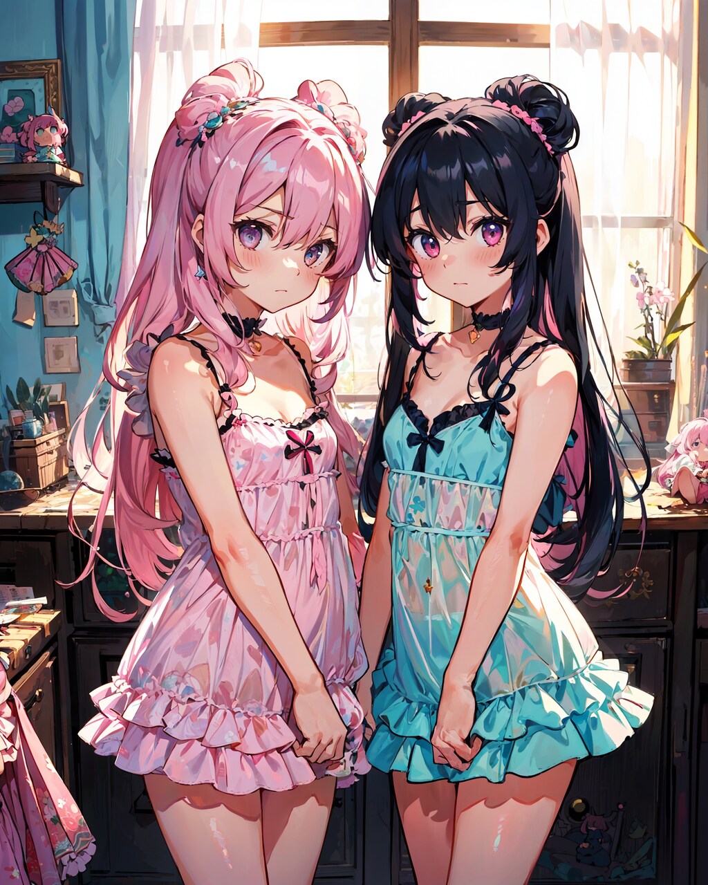 💕おそろいベビードール💕