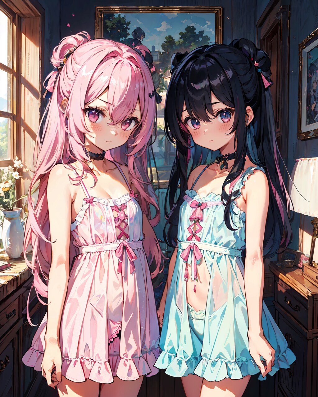 💕おそろいベビードール💕