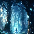 不思議な森の足跡 9枚目