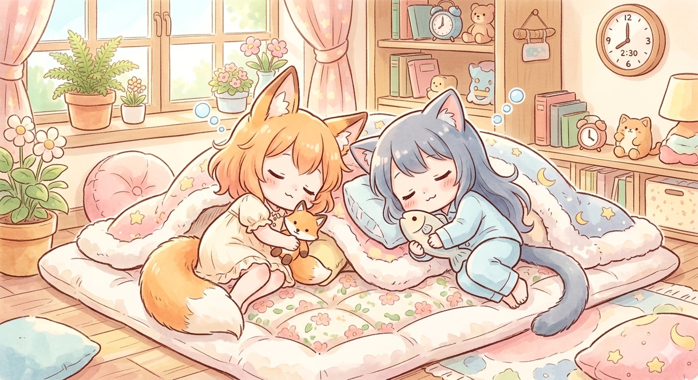 お昼寝タイム | の人気AIイラスト・グラビア