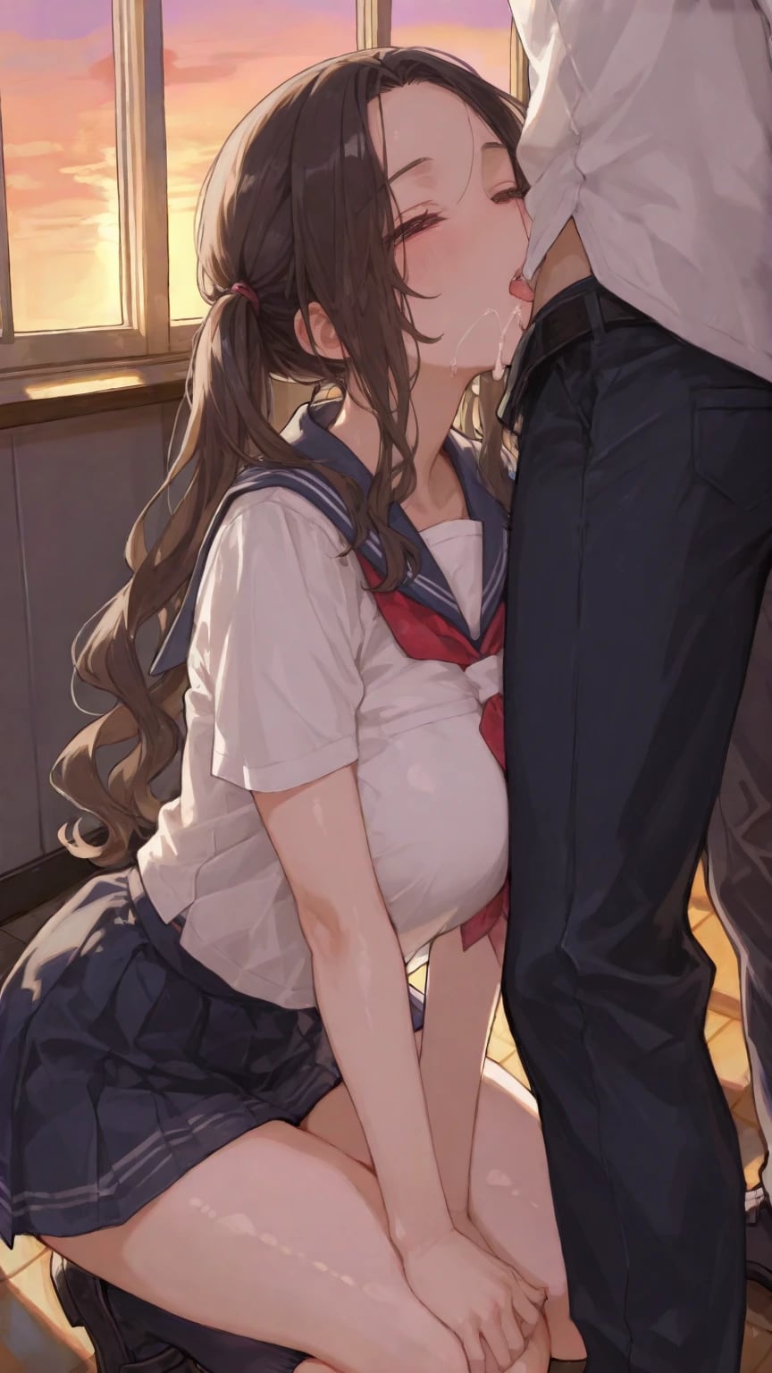 放課後のカップル