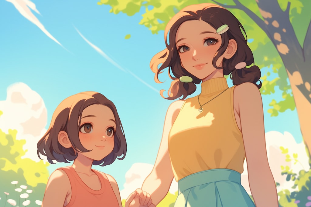 母と娘421