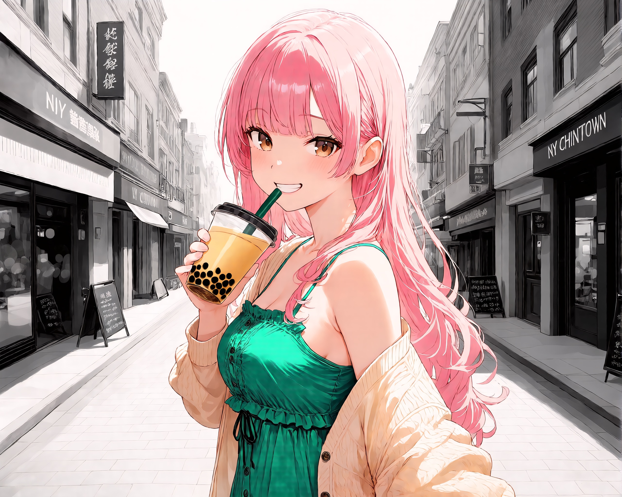 NY チャイナタウン | の人気AIイラスト・グラビア