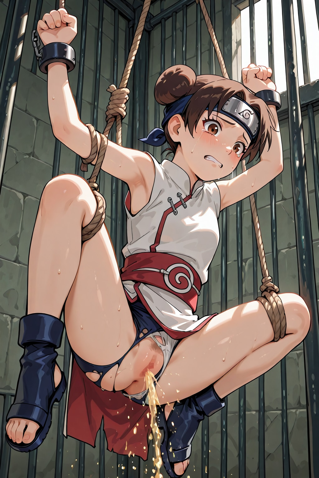 捕獲されたくノ一