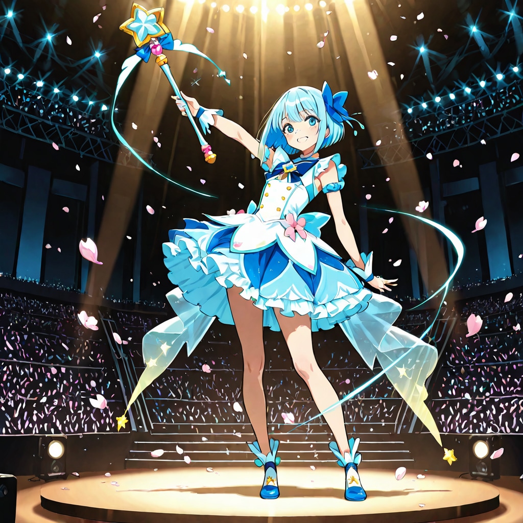 蒼き星花の魔法少女 | の人気AIイラスト・グラビア