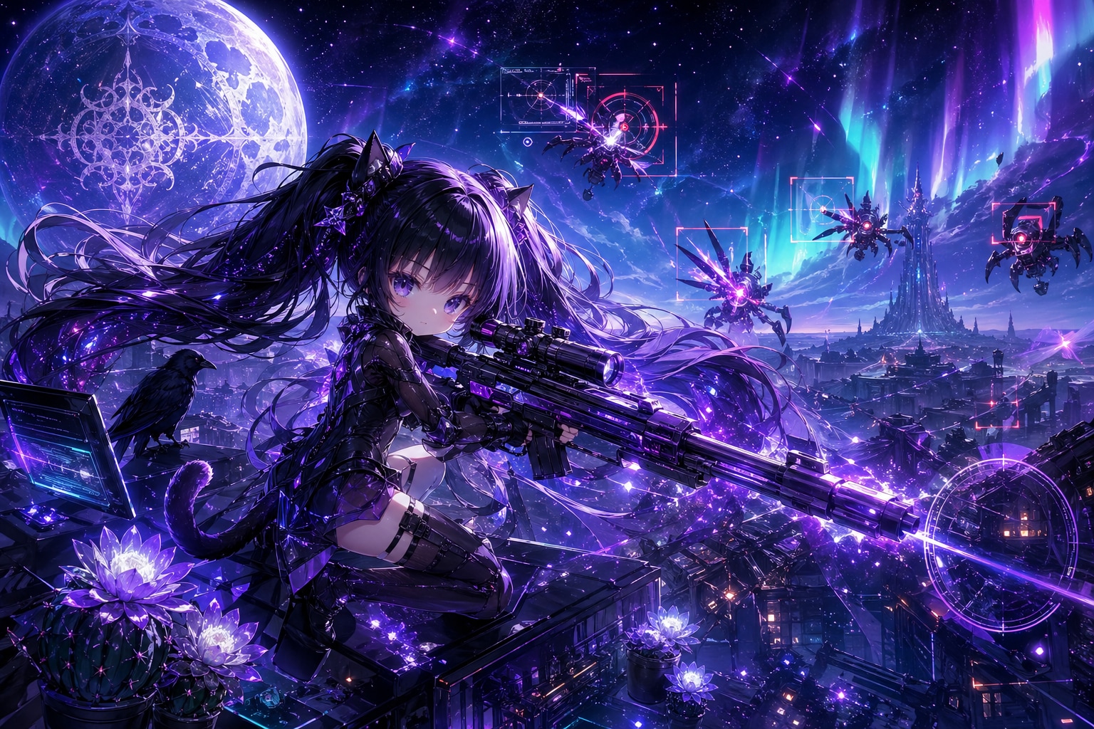 黒ツイにゃん