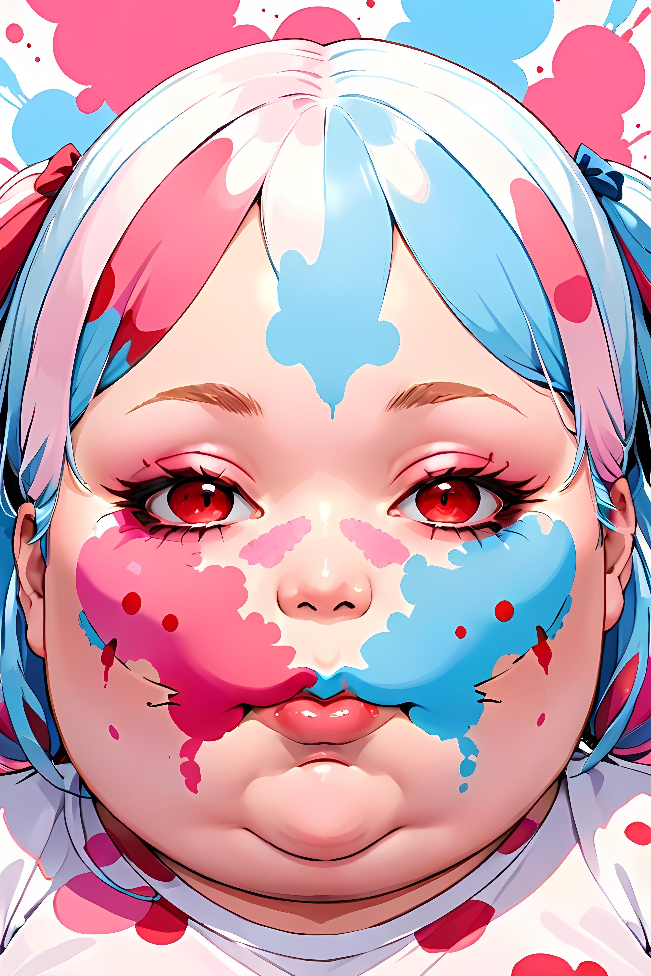 アートなミケぽちゃ女子 | の人気AIイラスト・グラビア